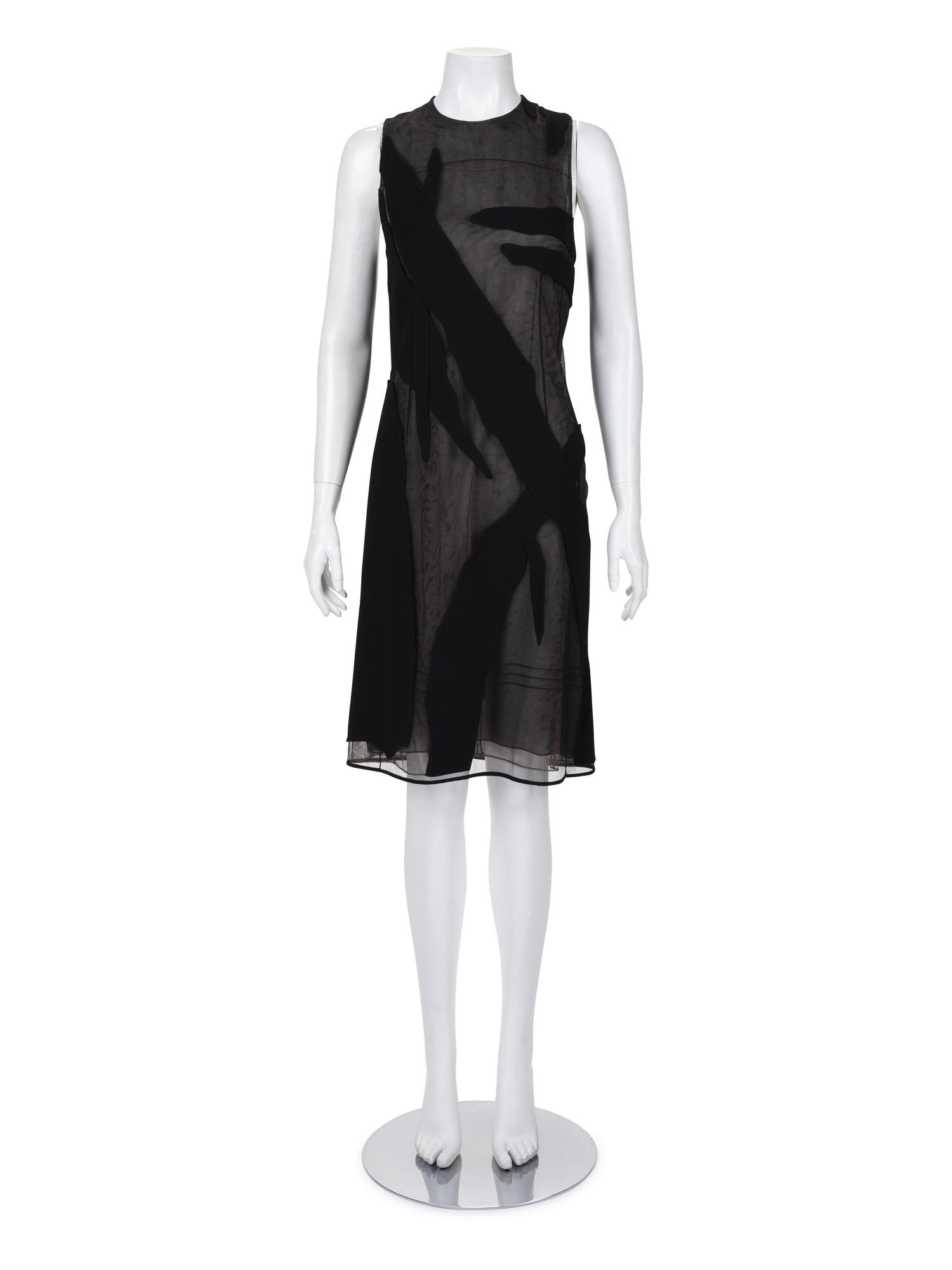 Chado Ralph Rucci Sleeveless Net Dress, c.2010