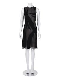 Chado Ralph Rucci Sleeveless Net Dress, c.2010