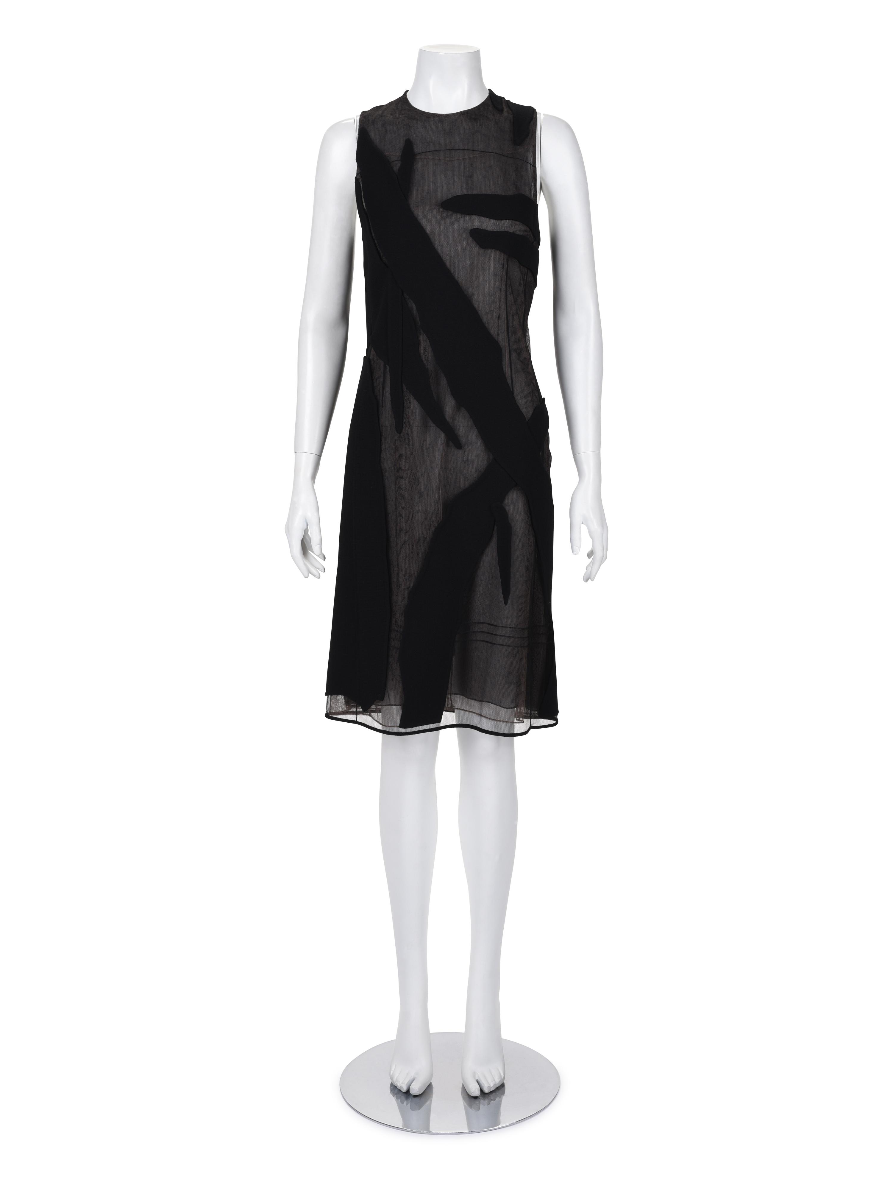 Chado Ralph Rucci Sleeveless Net Dress, c.2010