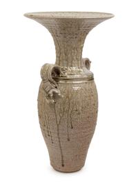 An American Saltware Vase