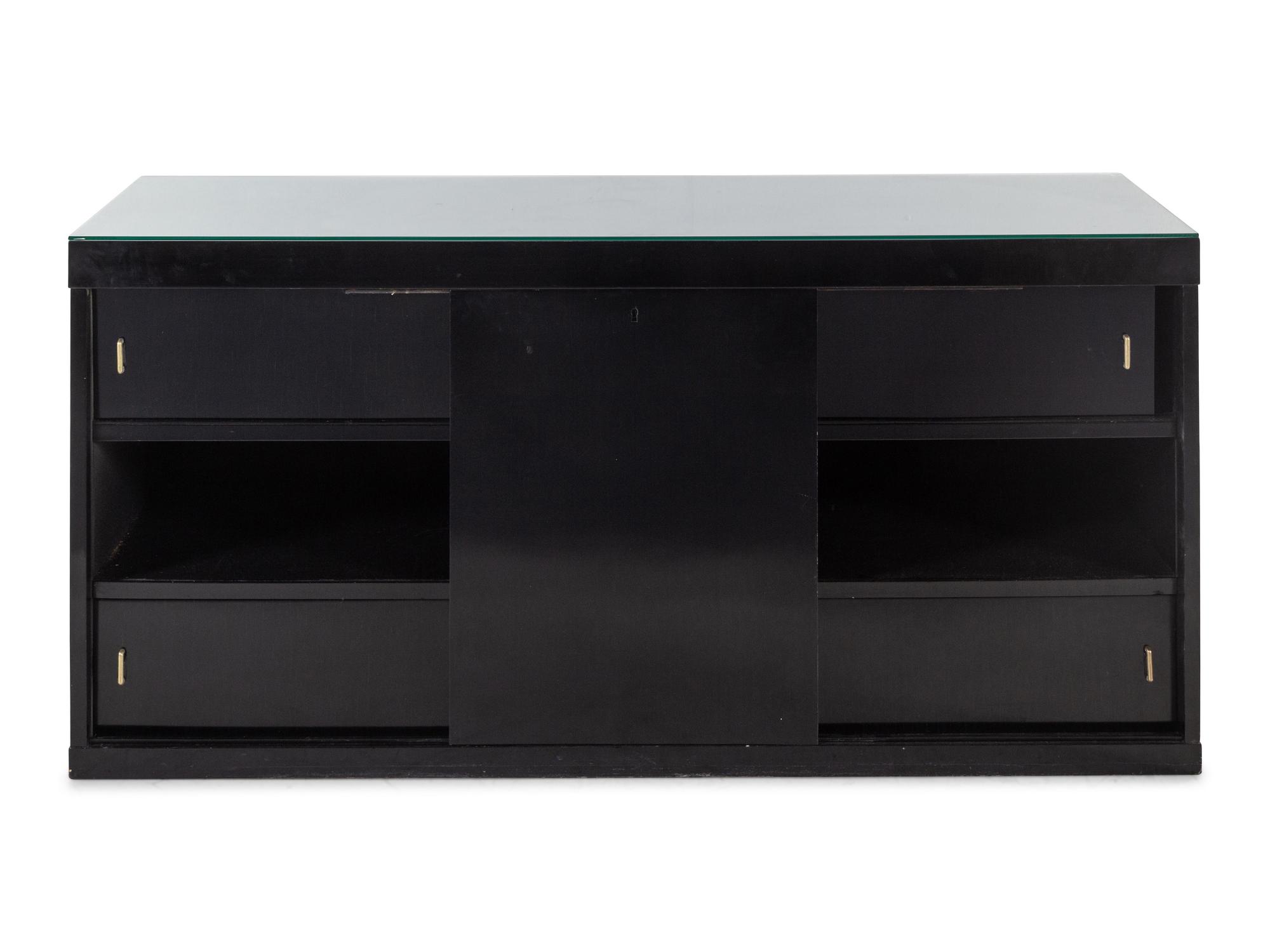 An Art Deco Lacquered Credenza