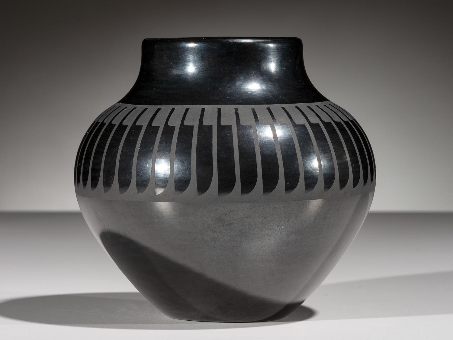 Blackware Pottery Jar May 1962