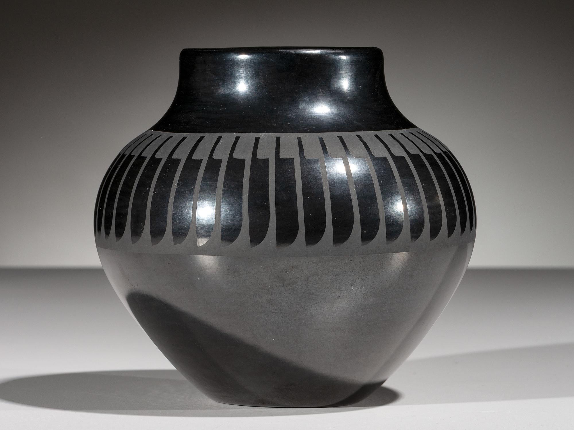Blackware Pottery Jar May 1962