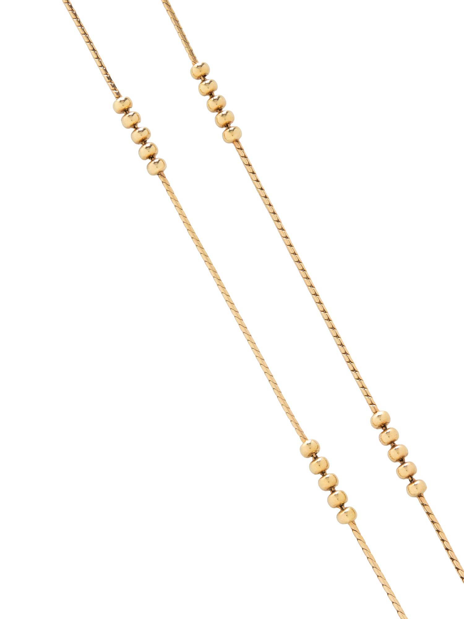 VAN CLEEF & ARPELS, YELLOW GOLD NECKLACE