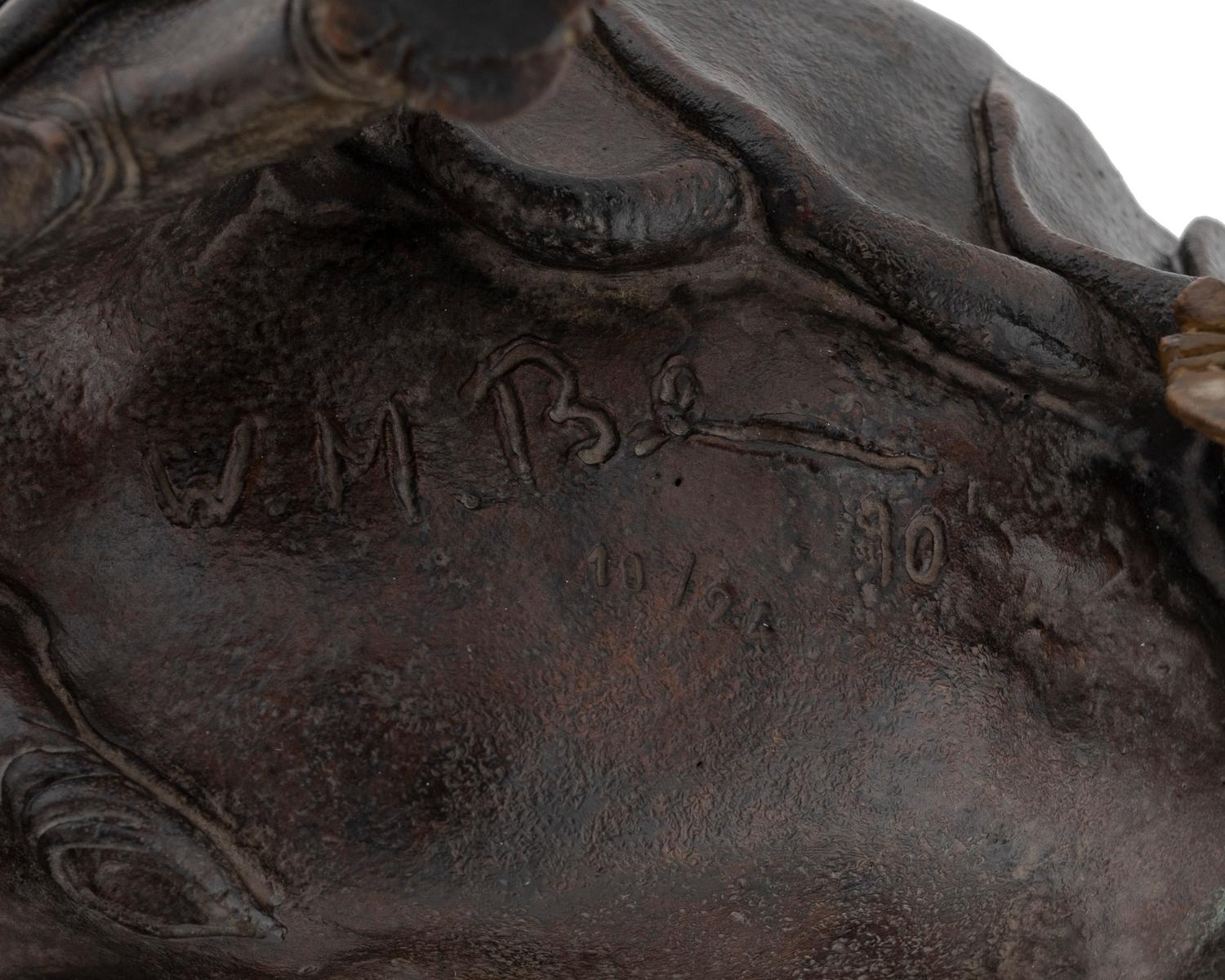 A Bronze Model of a Rhinoceros — 20TH CENTURY