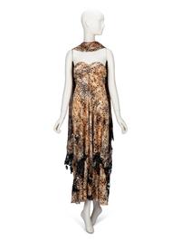 Carven Haute Couture, Cheetah Print Evening Gown & Wrap