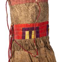 Sioux Quilled Hide Bladder Bag
