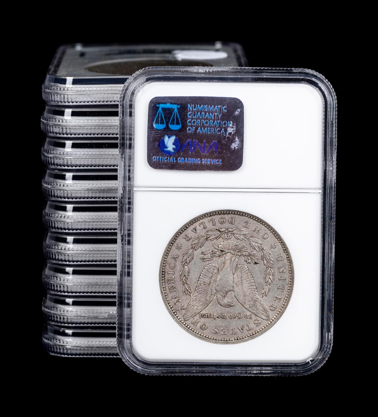 Ten Binion Collection $1 Coins