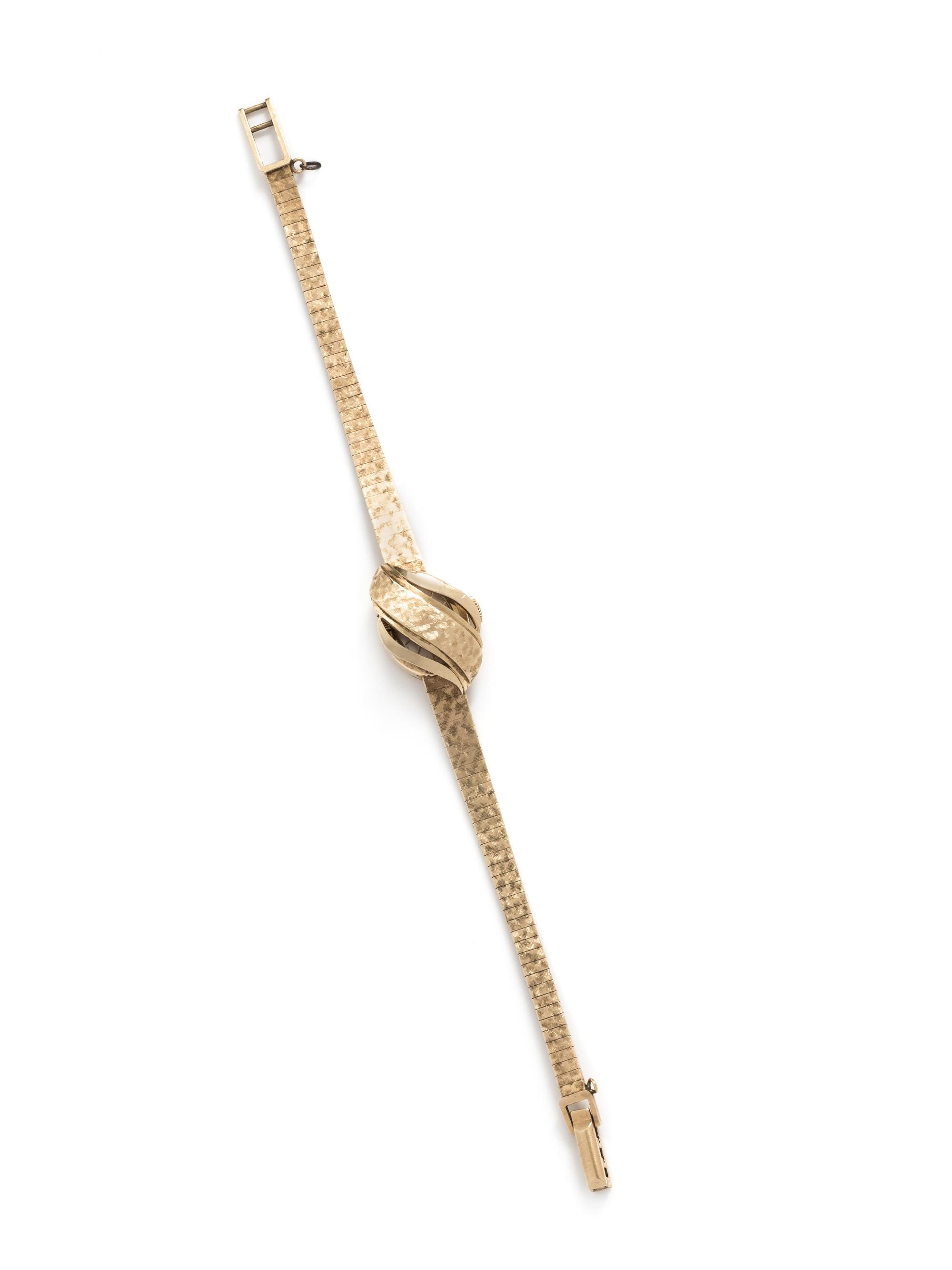 TISSOT, YELLOW GOLD WATCH