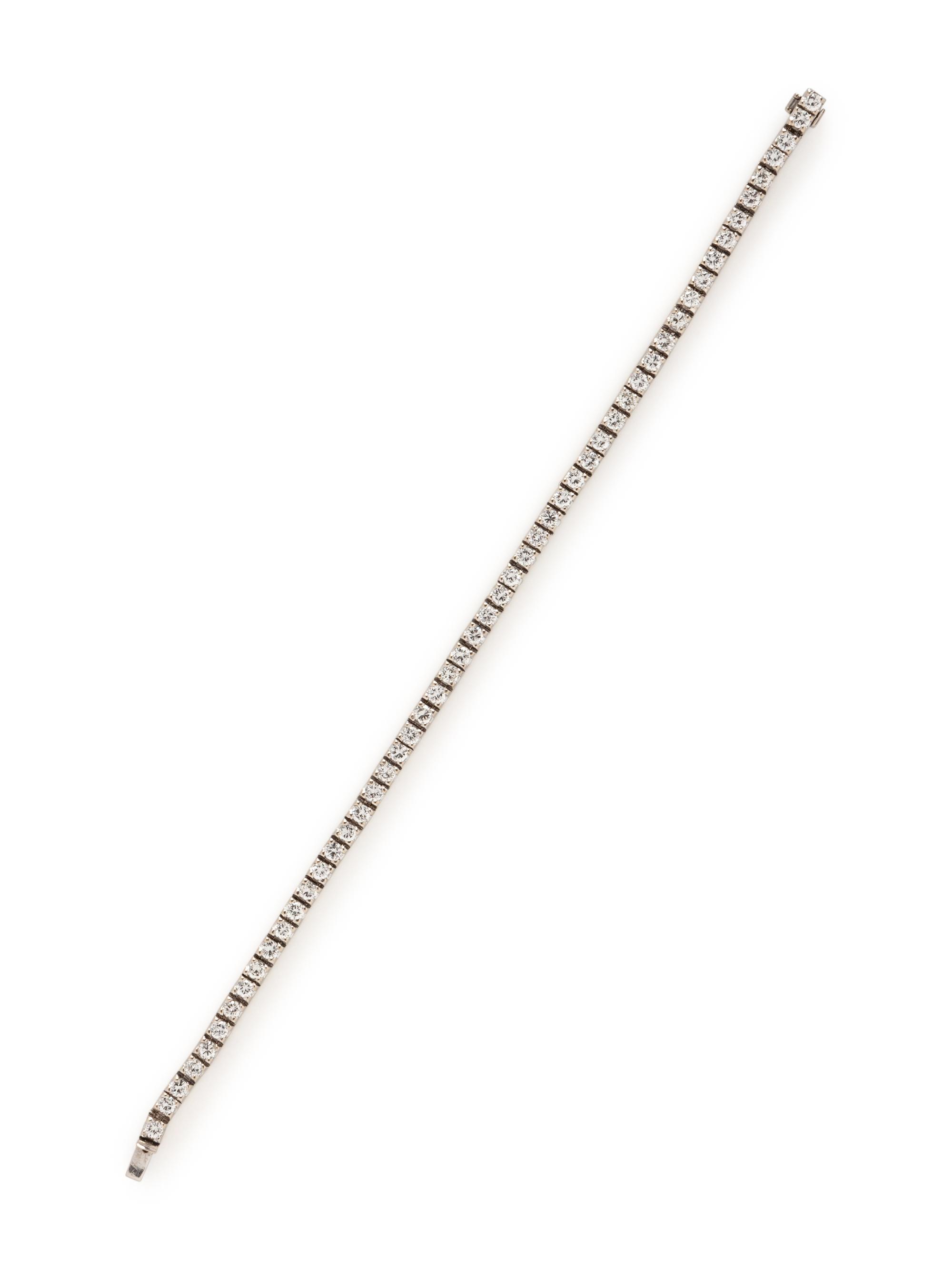 WHITE GOLD AND DIAMOND BRACELET