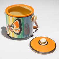 Clarice Cliff (English, 1899–1972) — Butterfly pattern, 5 pieces