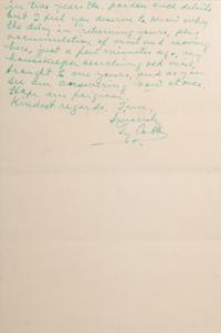 A Ty Cobb Hand Written and Signed Two-Page Letter Dated April 10, 1959 With Apology and Extraordinary Personal Content (BAS Beckett Authentication Services Certified),