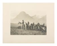 REED, Roland (1864-1934), photographer. The Pass Finders, Piegan .