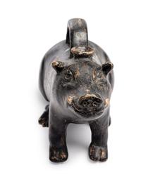 An Apulian Black-Glazed Askos in the Form of a Boar