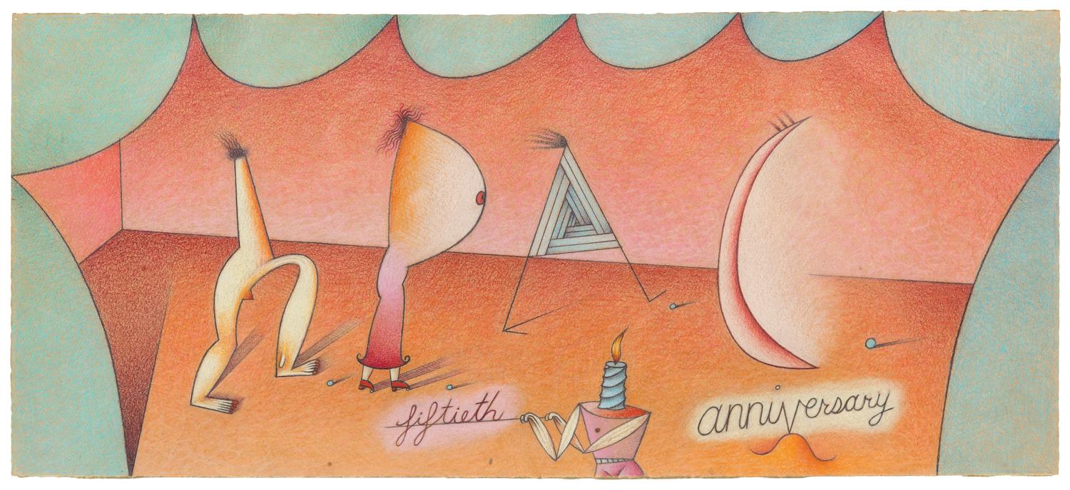Jim Nutt, (American, b. 1938), HPAC Fiftieth Anniversary