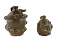 Two Georgia Stoneware Jugs