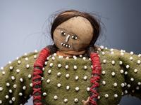 Crow Beaded Doll