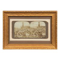 [Chicago Fire]. An extensive collection of approx. 250 stereoviews taken before and after the Great Chicago Fire of 1871.