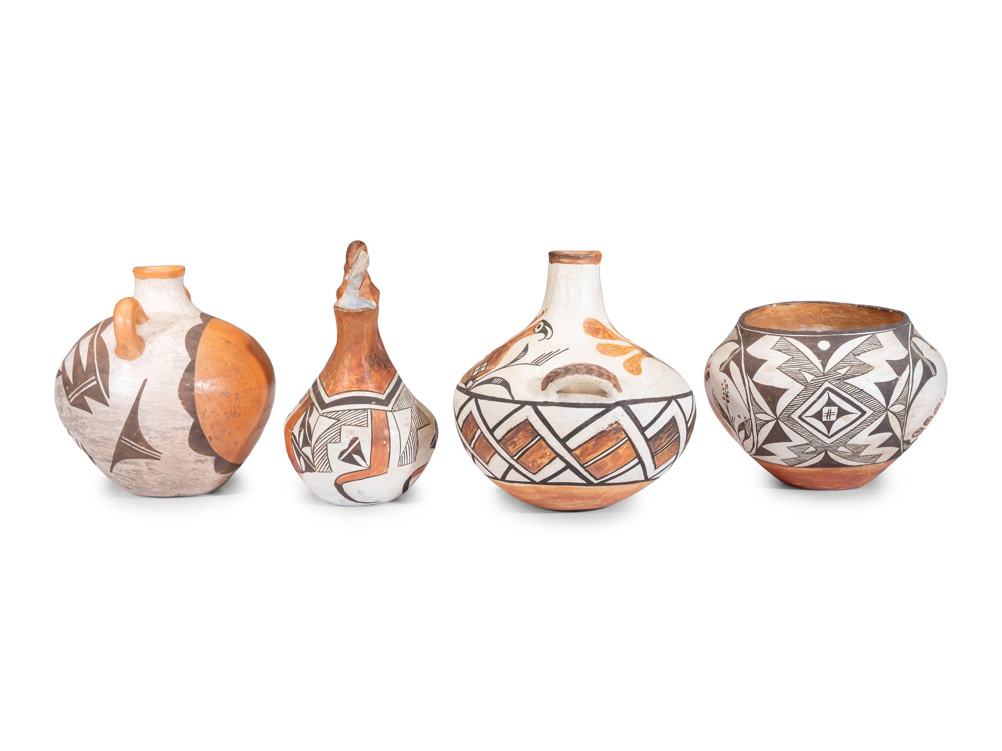Collection of Acoma Pottery