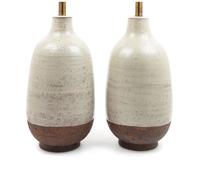 Bitossi, Italy, SECOND HALF 20TH CENTURY, a pair of ceramic table lamps