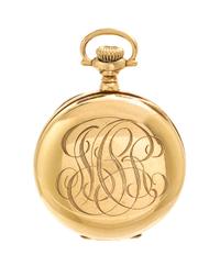 A 14 Karat Yellow Gold Open Face Pocketwatch, Waltham, Circa 1907, 20.70 dwts.
