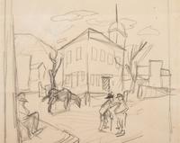 A Dispute with the Sheriff , c. 1926
