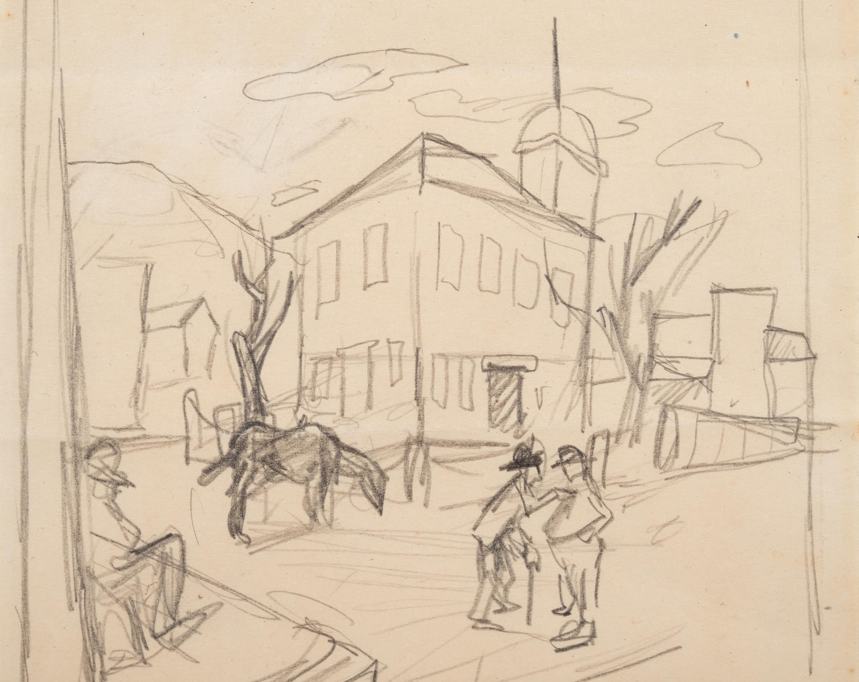 A Dispute with the Sheriff , c. 1926