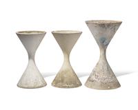 Three Hourglass Planters France, c. 1960