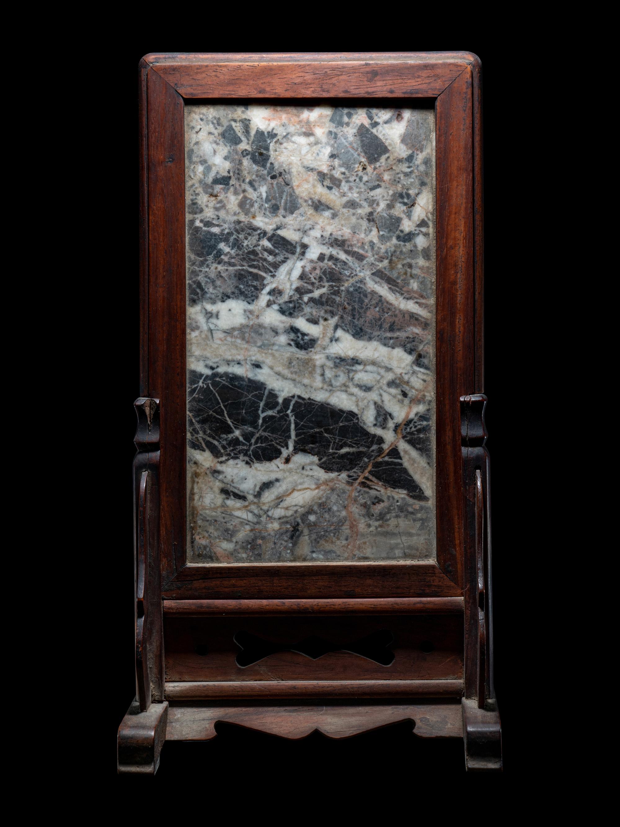 Two Chinese and Japanese Table Screens