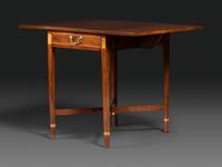 A Federal Inlaid Mahogany X-Stretcher Base Pembroke Table