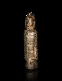 Three Chinese Carved Jade Figures