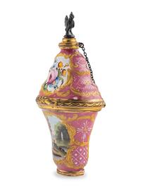 A South Staffordshire Enamel Scent Bottle
