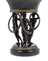 A Continental Bronze Figural Jardinière