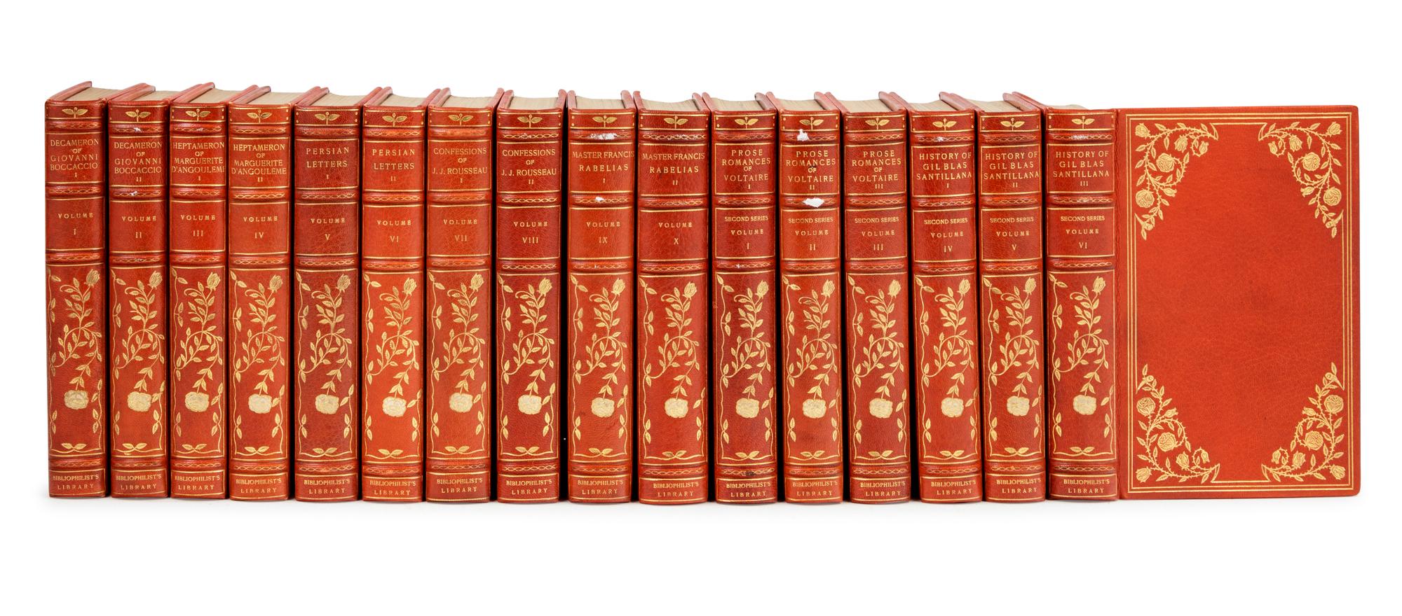 [BINDINGS]. The Bibliophilist's Library . Philadelphia: for subscribers by George Barrie, [ca 1900].