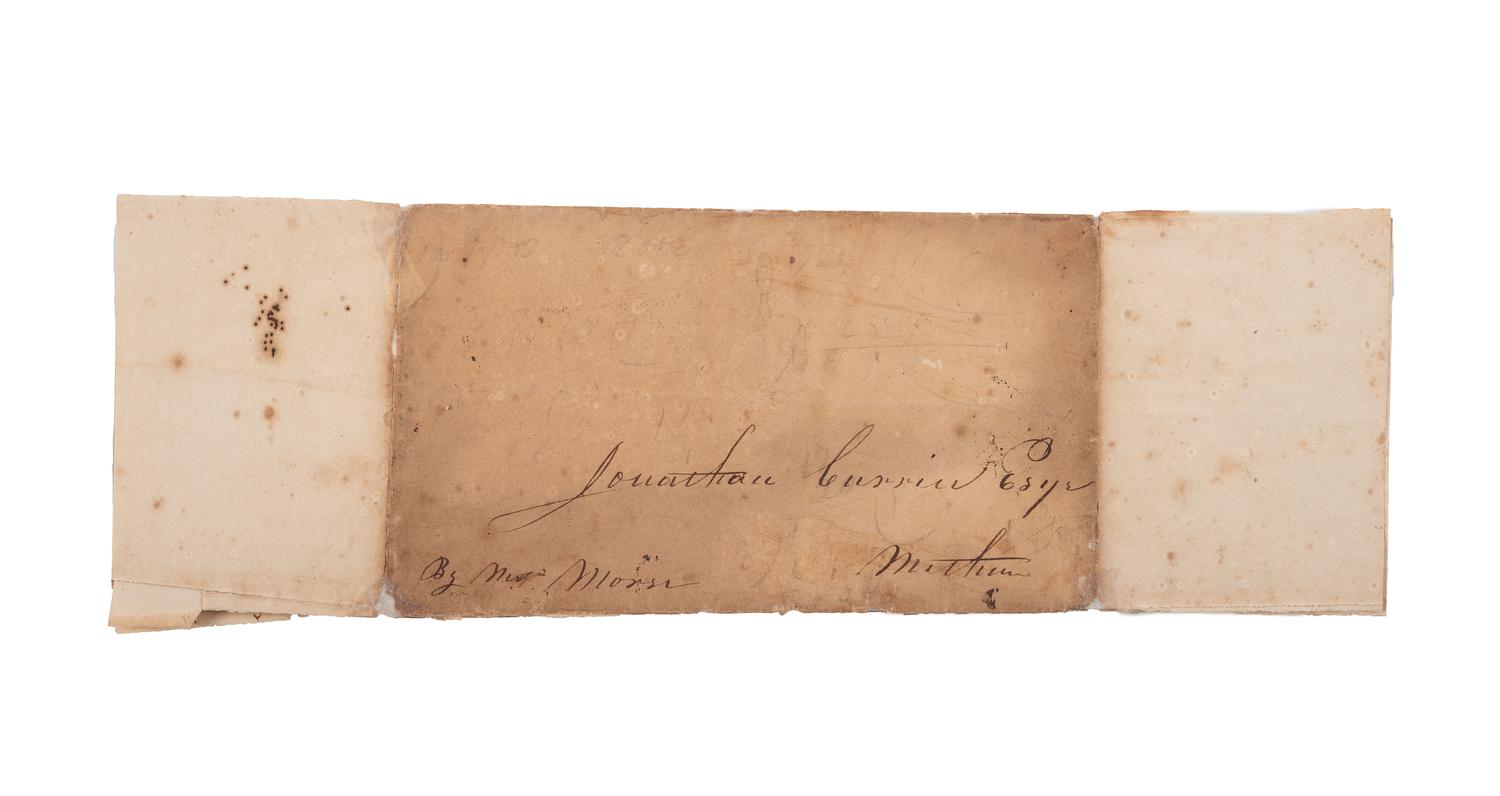 [SLAVERY & ABOLITION]. A group of three letters related to enslaved individuals, comprising:
