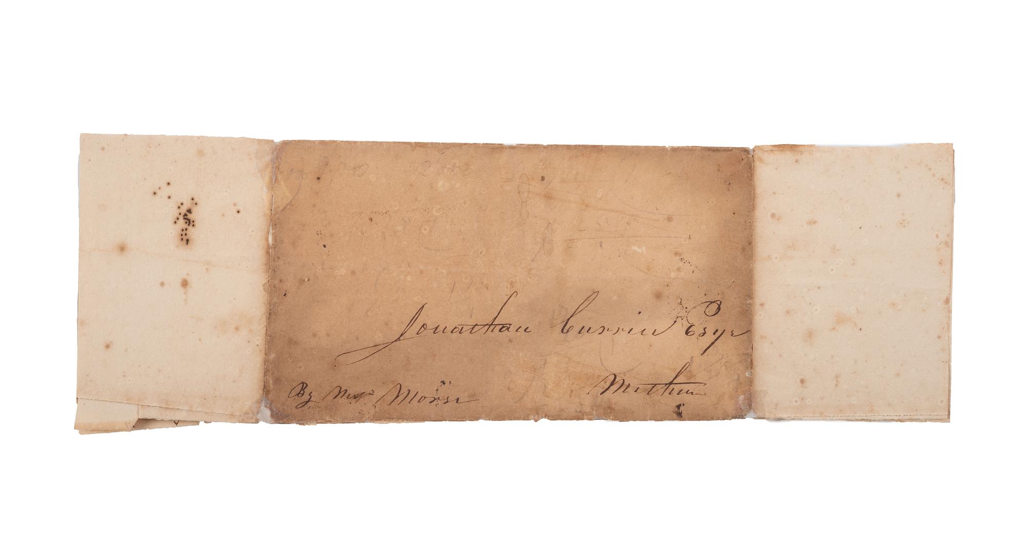 [SLAVERY & ABOLITION]. A group of three letters related to enslaved individuals, comprising: