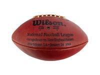 Mike Ditka's Super Bowl XX Game Ball Presented After Chicago Bears Championship Victory Formerly Displayed at Mike Ditka's Restaurant