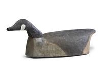 A Carved and Painted White Pine Canadian Goose Decoy