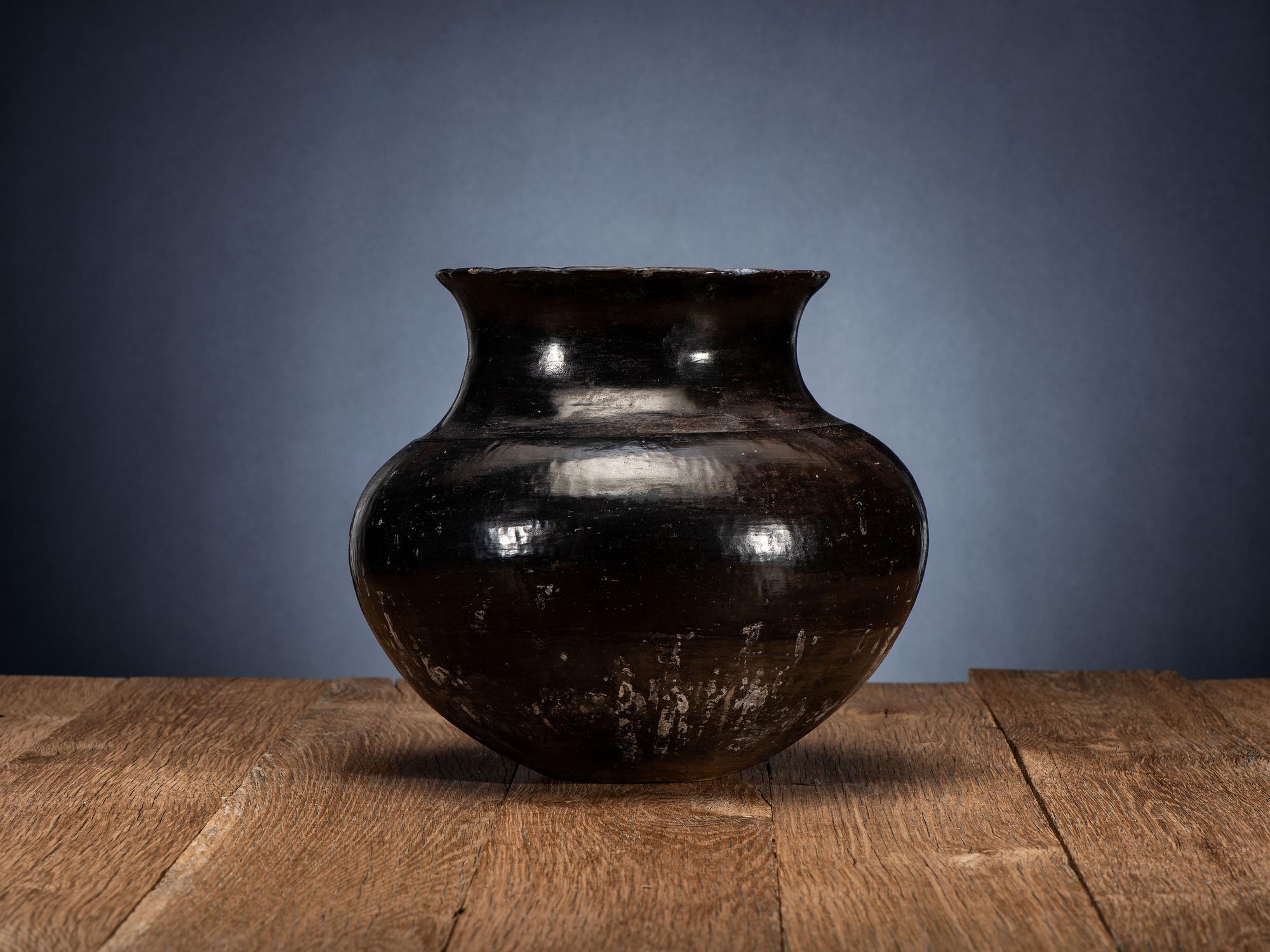 Ohkay Owingeh Blackware Pottery Jar