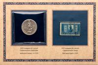 A Group of Four Commemorative 50c Coin and Stamp Sets