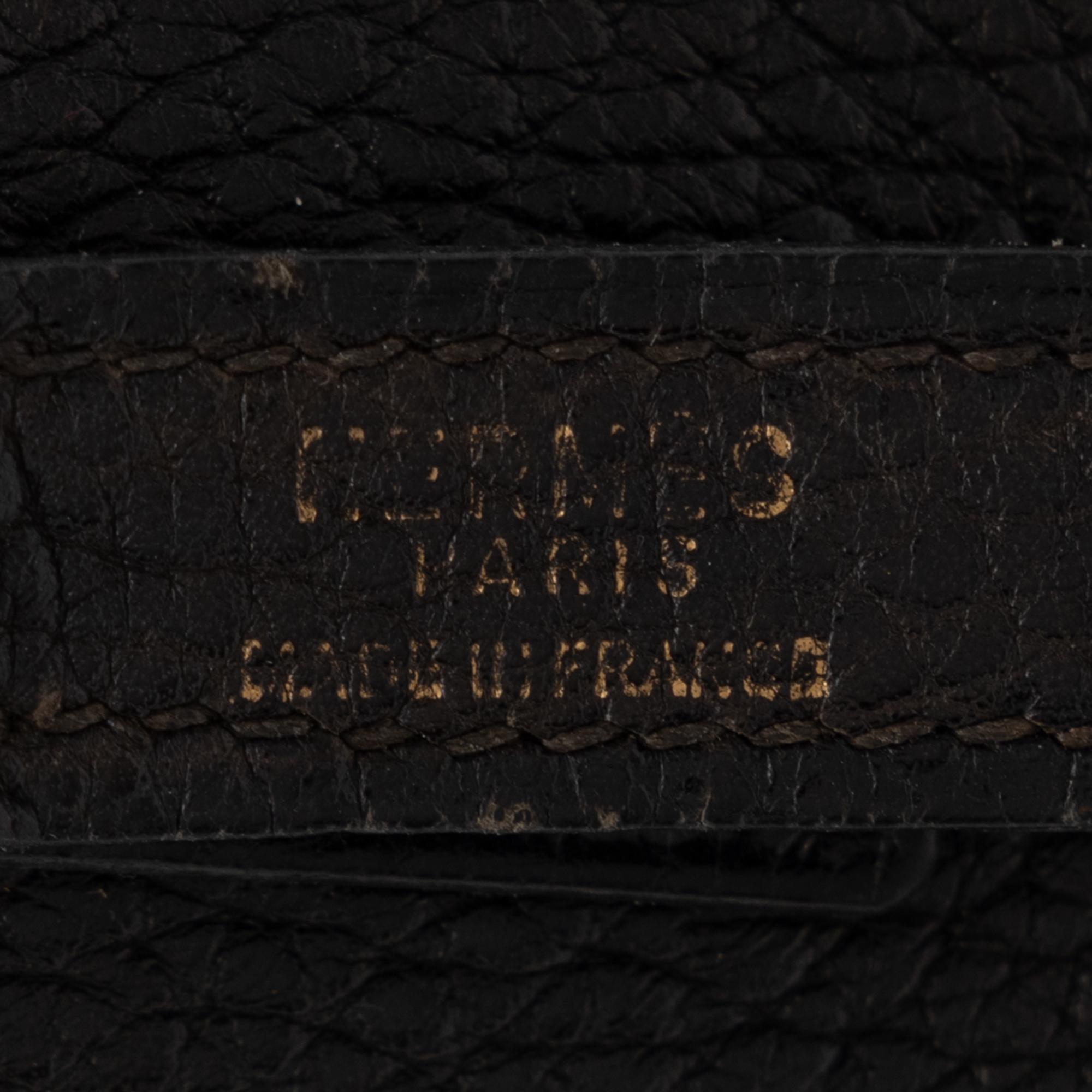 Hermès, Trim 31 Bag in Noir Clemence