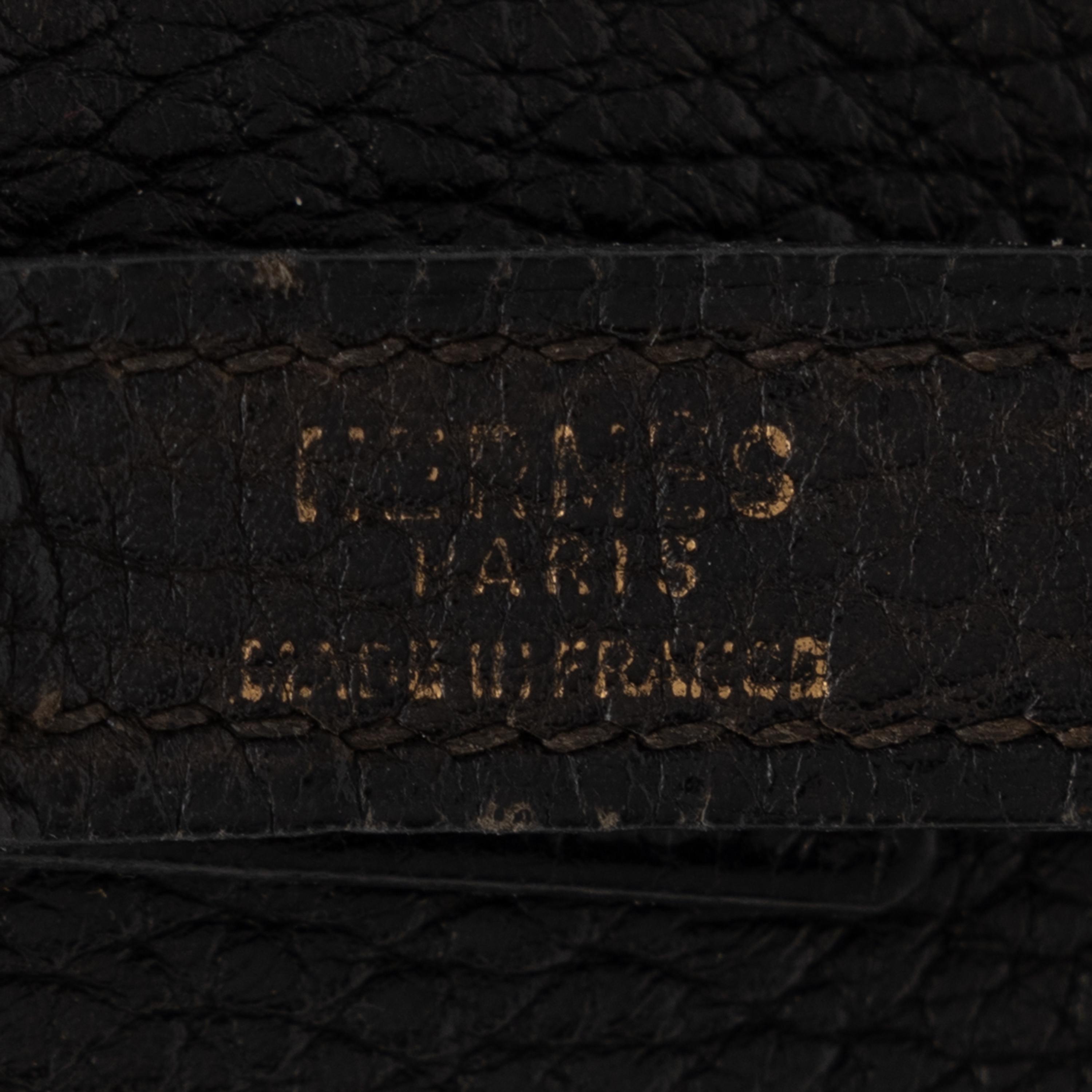 Hermès, Trim 31 Bag in Noir Clemence