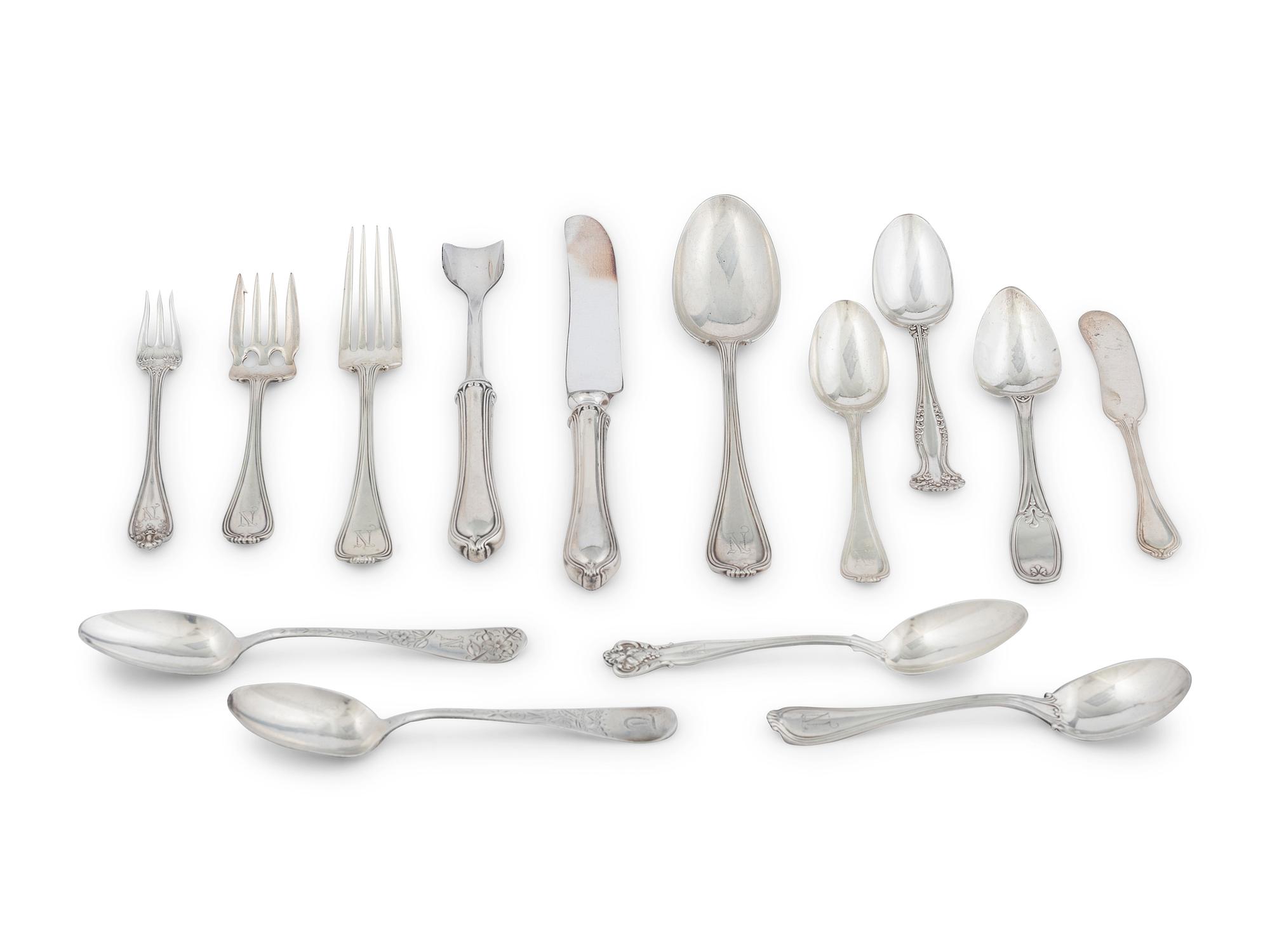 An Assembled Group of Towle Silver Flatware