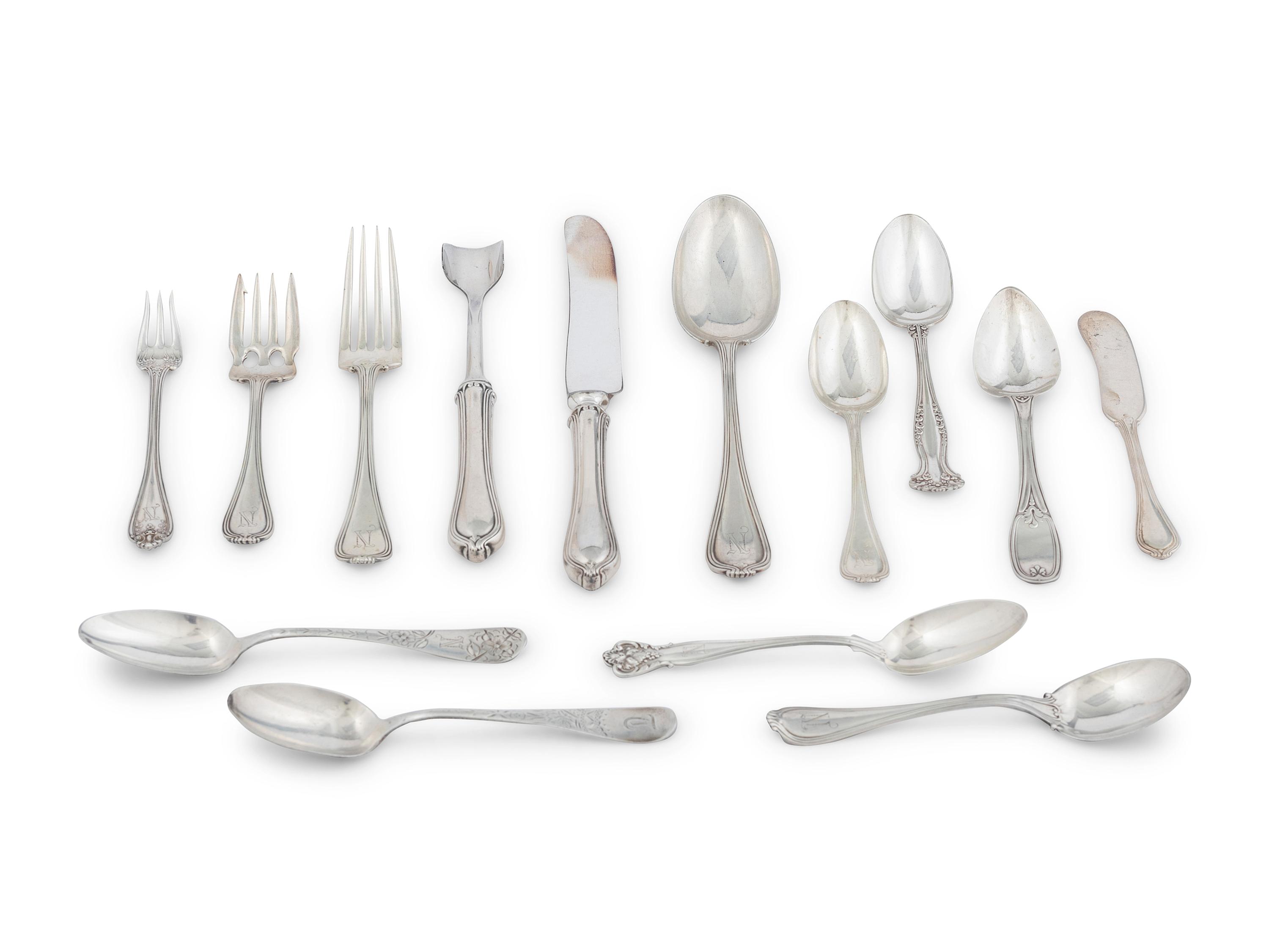 An Assembled Group of Towle Silver Flatware