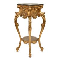A Louis XV Style Giltwood Pedestal