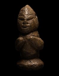 A Kissi Stone Male Figure