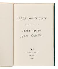 ADAMS, Alice (1926-1999). A group of 4 works by Adams, MOST FIRST EDITION, ALL SIGNED, comprising: