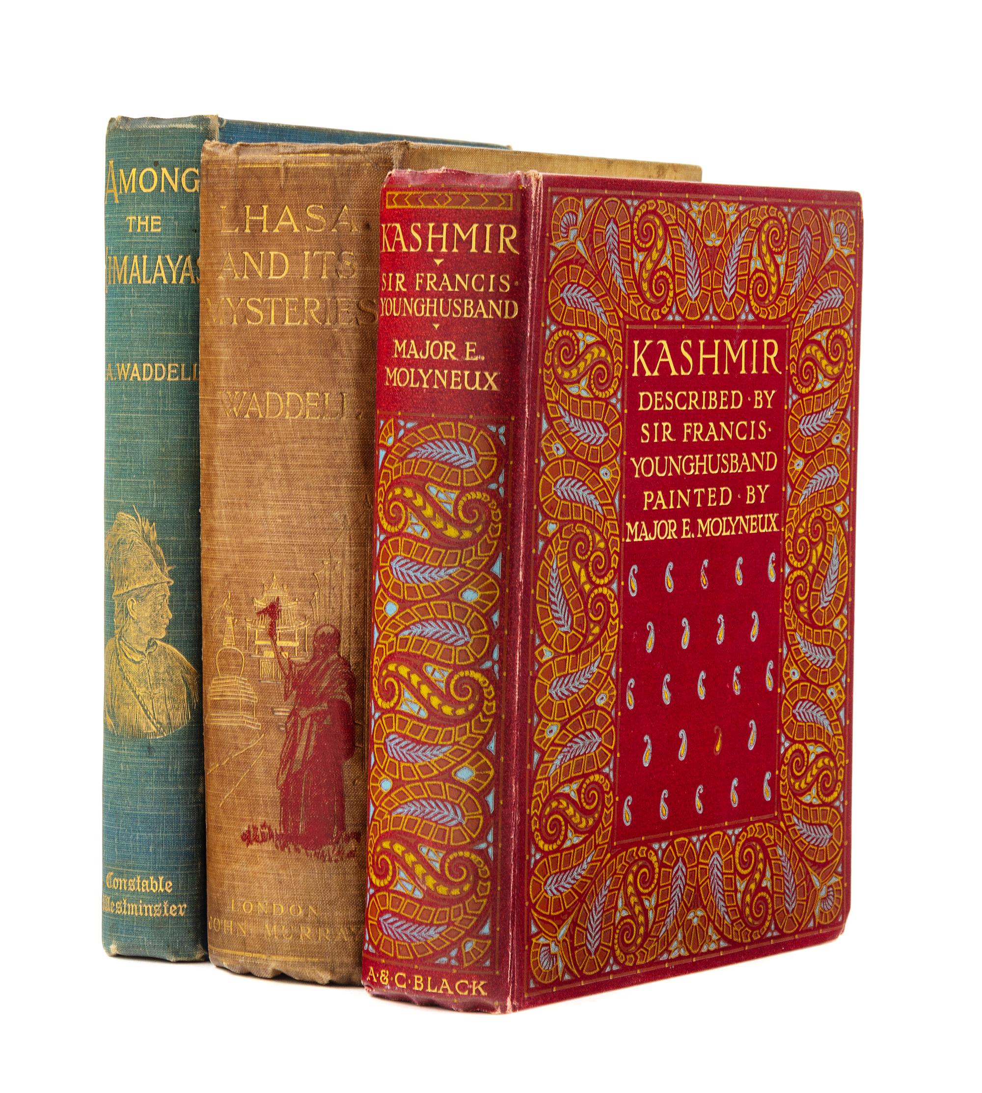 [LHASA, KASHMIR, AND HIMALAYA]. A group of 3 works, comprising: