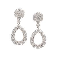Chopard, Diamond and White Gold 'L'Heure Du Diamant' Earrings