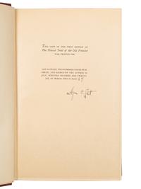 [AMERICAN WEST]. A group of 9 signed works, comprising: